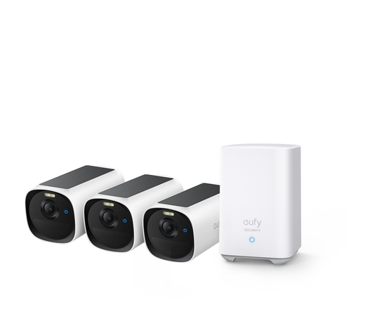 eufyCam E40 3-Cam Kit + HomeBase S280