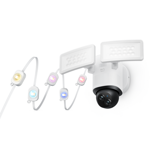 eufy Permanent Outdoor Lights E22 + Floodlight Camera E340