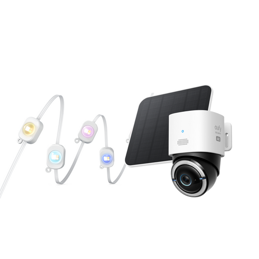 eufy Permanent Outdoor Lights E22 + eufy 4G LTE Cam S330